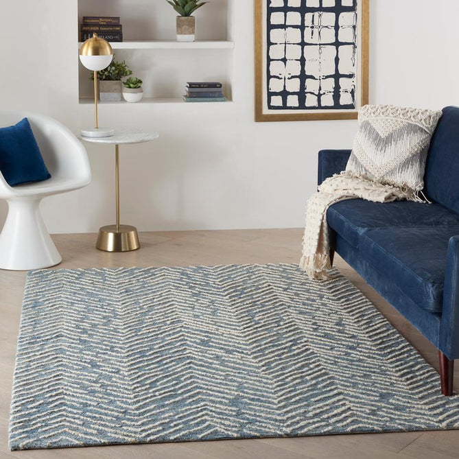 Colorado CLR02 Indigo/Ivory Runner-Nourison-Rug Love - The Most Loved Rug Store