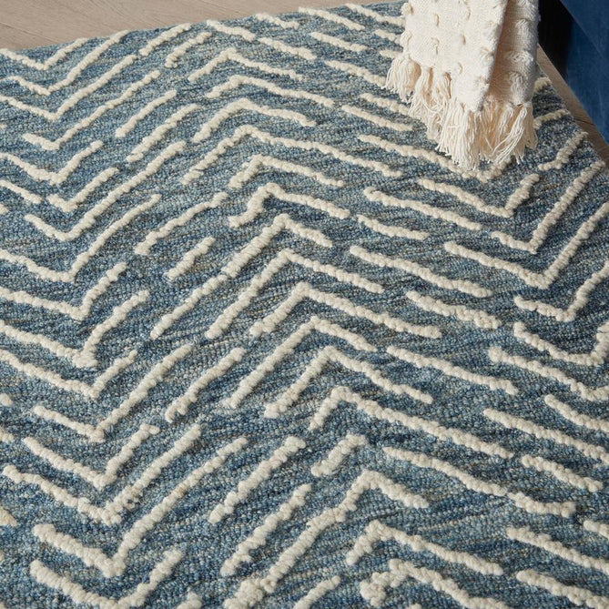 Colorado CLR02 Indigo/Ivory Runner-Nourison-Rug Love - The Most Loved Rug Store