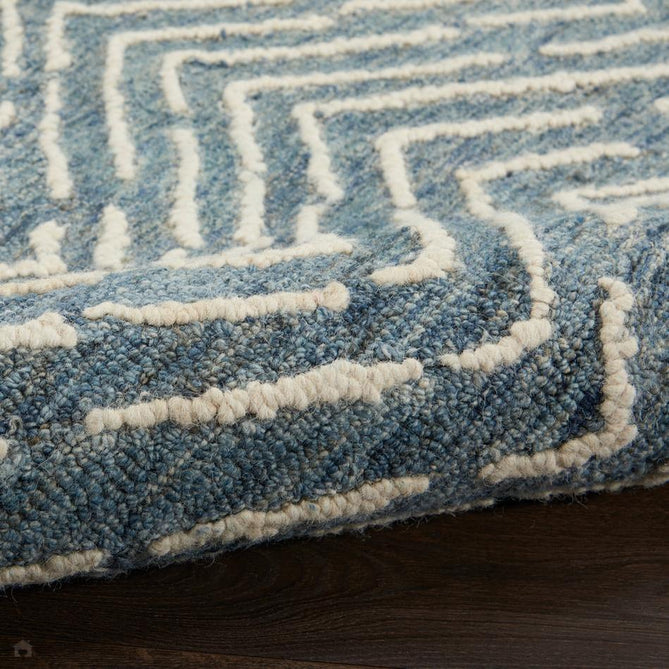 Colorado CLR02 Indigo/Ivory Runner-Nourison-Rug Love - The Most Loved Rug Store