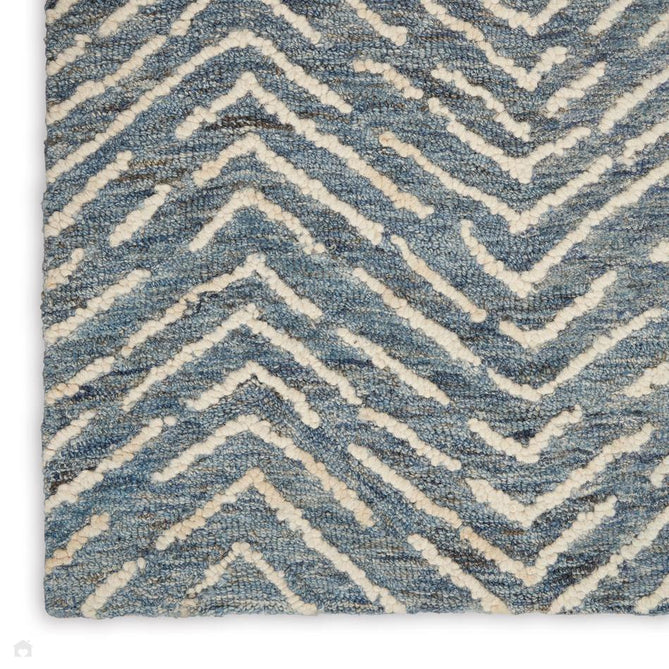 Colorado CLR02 Indigo/Ivory Runner-Nourison-Rug Love - The Most Loved Rug Store