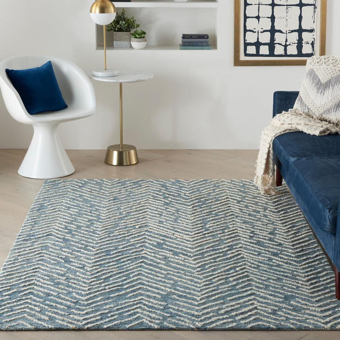 Colorado CLR02 Indigo/Ivory Runner-Nourison-Rug Love - The Most Loved Rug Store