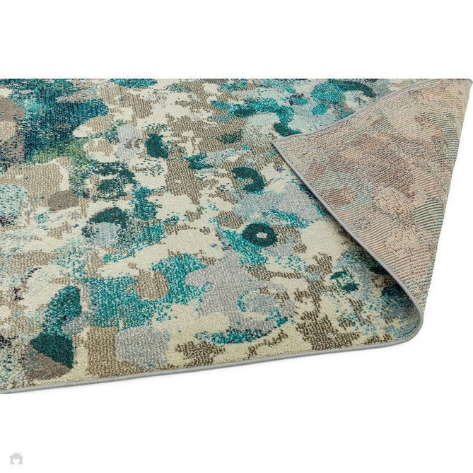 Colores Cloud CO03 Ethereal Modern Abstract Durable Easy-Care Low Profile Short Pile Multicolour/Blue/Teal/Beige/Grey/Cream Rug-Asiatic Carpets-Rug Love - The Most Loved Rug Store