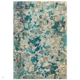 Colores Cloud CO03 Ethereal Modern Abstract Flat-Pile Multicolour/Blue/Teal/Beige/Grey/Cream Rug