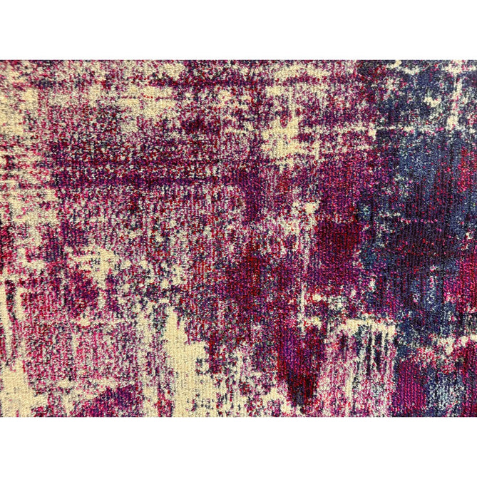 Colores Cloud CO08 Magenta Modern Abstract Distressed Durable Low Short Pile Magenta Purple/Cream Rug-Asiatic Carpets-Rug Love - The Most Loved Rug Store