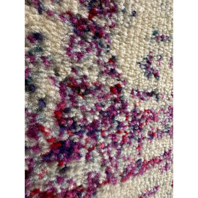 Colores Cloud CO08 Magenta Modern Abstract Distressed Durable Low Short Pile Magenta Purple/Cream Rug-Asiatic Carpets-Rug Love - The Most Loved Rug Store