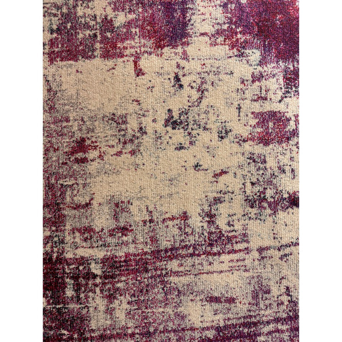 Colores Cloud CO08 Magenta Modern Abstract Distressed Durable Low Short Pile Magenta Purple/Cream Rug-Asiatic Carpets-Rug Love - The Most Loved Rug Store