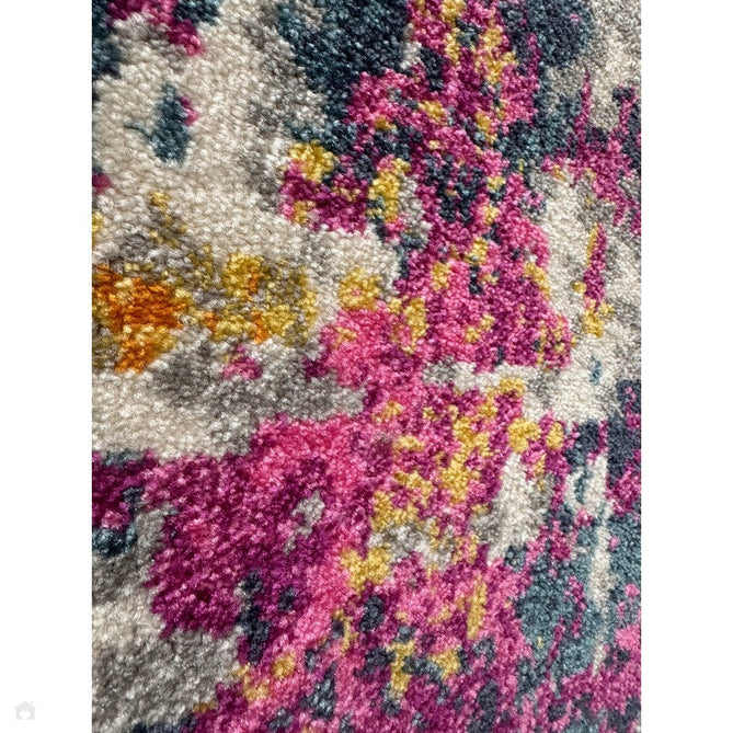 Colt CL01 Abstract Modern Abstract Durable Low Short Pile Multicolour/Pink/Yellow/Blue Rug-Asiatic Carpets-Rug Love - The Most Loved Rug Store