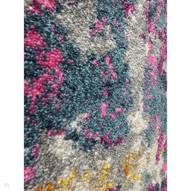 Colt CL01 Abstract Modern Abstract Durable Low Short Pile Multicolour/Pink/Yellow/Blue Rug-Asiatic Carpets-Rug Love - The Most Loved Rug Store