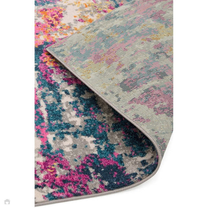 Colt CL01 Abstract Modern Abstract Durable Low Short Pile Multicolour/Pink/Yellow/Blue Rug-Asiatic Carpets-Rug Love - The Most Loved Rug Store