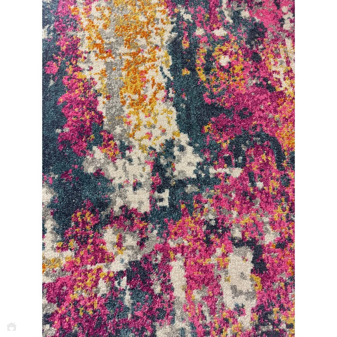 Colt CL01 Abstract Modern Abstract Durable Low Short Pile Multicolour/Pink/Yellow/Blue Rug-Asiatic Carpets-Rug Love - The Most Loved Rug Store