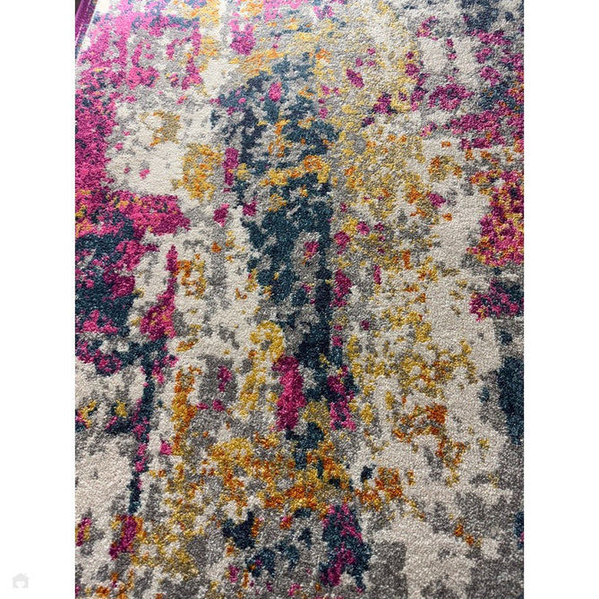 Colt CL01 Abstract Modern Abstract Durable Low Short Pile Multicolour/Pink/Yellow/Blue Rug-Asiatic Carpets-Rug Love - The Most Loved Rug Store