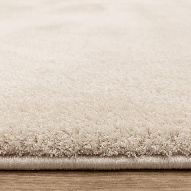 Como Plush Plain Super-Soft Silky Shimmer Ultra High-Density Mid-Height Polyester Shaggy Ivory Rug-Asiatic Carpets-Rug Love - The Most Loved Rug Store