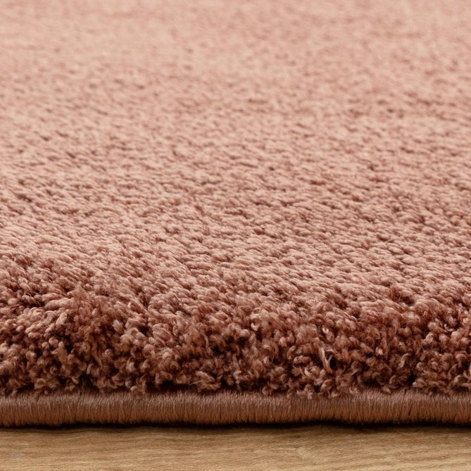Como Plush Plain Super-Soft Silky Shimmer Ultra High-Density Mid-Height Polyester Shaggy Marsala Rug-Asiatic Carpets-Rug Love - The Most Loved Rug Store