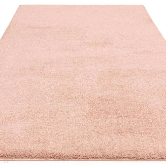 Como Plush Plain Super-Soft Silky Shimmer Ultra High-Density Mid-Height Polyester Shaggy Pink Rug-Asiatic Carpets-Rug Love - The Most Loved Rug Store