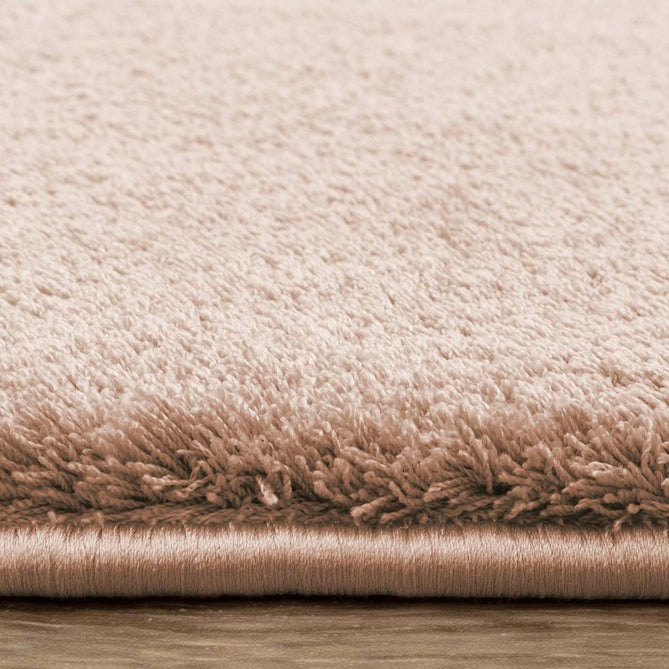 Como Plush Plain Super-Soft Silky Shimmer Ultra High-Density Mid-Height Polyester Shaggy Pink Rug-Asiatic Carpets-Rug Love - The Most Loved Rug Store