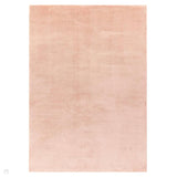 Como Plush Plain Super-Soft Silky Shimmer Ultra High-Density Mid-Height Polyester Shaggy Pink Rug