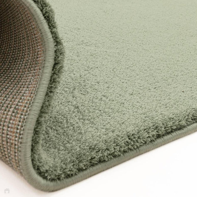 Como Plush Plain Super-Soft Silky Shimmer Ultra High-Density Mid-Height Polyester Shaggy Sage Rug-Asiatic Carpets-Rug Love - The Most Loved Rug Store