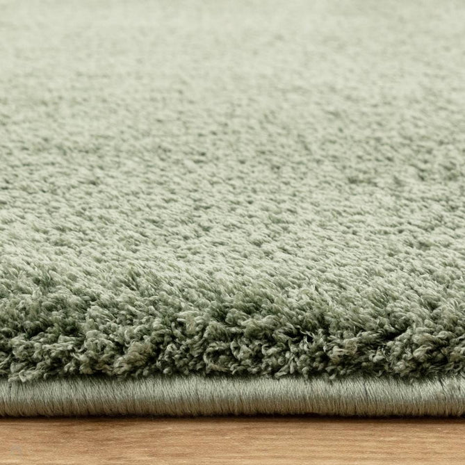 Como Plush Plain Super-Soft Silky Shimmer Ultra High-Density Mid-Height Polyester Shaggy Sage Rug-Asiatic Carpets-Rug Love - The Most Loved Rug Store