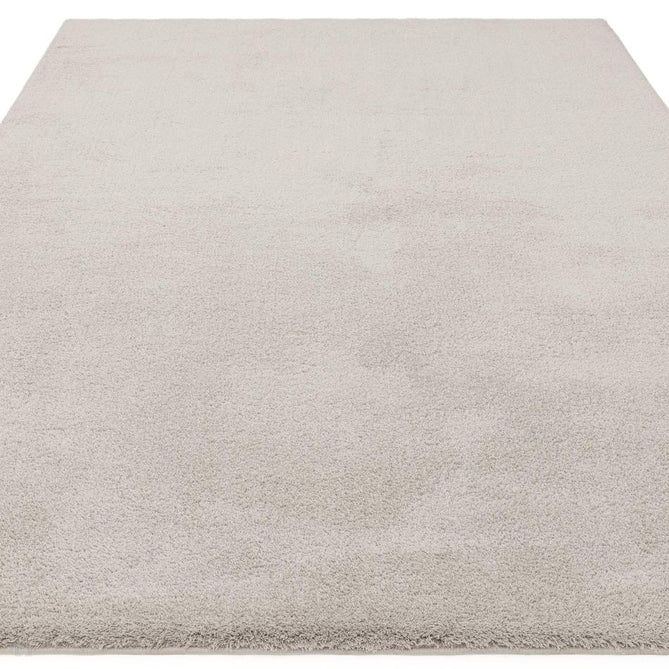 Como Plush Plain Super-Soft Silky Shimmer Ultra High-Density Mid-Height Polyester Shaggy Silver Rug-Asiatic Carpets-Rug Love - The Most Loved Rug Store