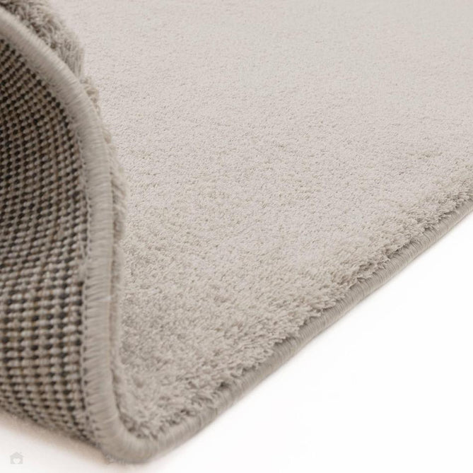 Como Plush Plain Super-Soft Silky Shimmer Ultra High-Density Mid-Height Polyester Shaggy Silver Rug-Asiatic Carpets-Rug Love - The Most Loved Rug Store