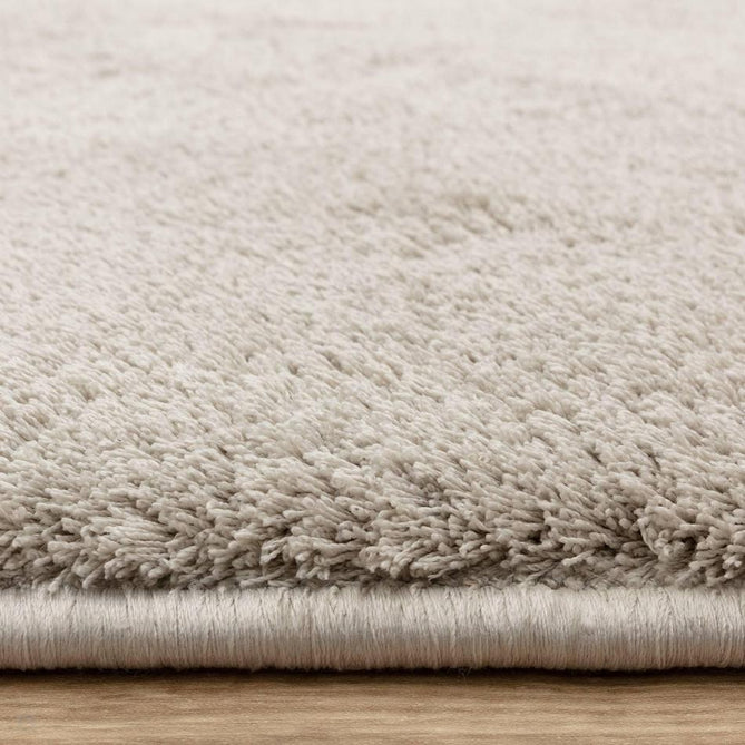 Como Plush Plain Super-Soft Silky Shimmer Ultra High-Density Mid-Height Polyester Shaggy Silver Rug-Asiatic Carpets-Rug Love - The Most Loved Rug Store