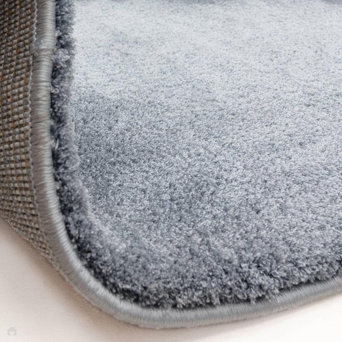 Como Plush Plain Super-Soft Silky Shimmer Ultra High-Density Mid-Height Polyester Shaggy Soft Powder Blue Rug-Asiatic Carpets-Rug Love - The Most Loved Rug Store