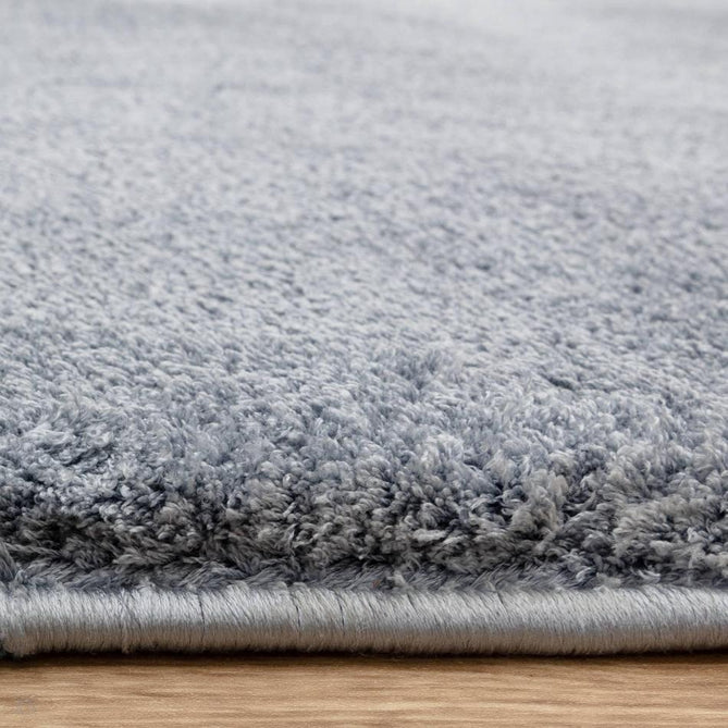 Como Plush Plain Super-Soft Silky Shimmer Ultra High-Density Mid-Height Polyester Shaggy Soft Powder Blue Rug-Asiatic Carpets-Rug Love - The Most Loved Rug Store