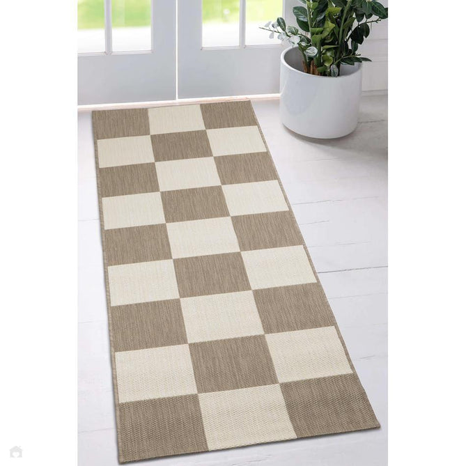 County Chequer Natural In-Outdoor Flatweave Rug-Melrose-Rug Love - The Most Loved Rug Store