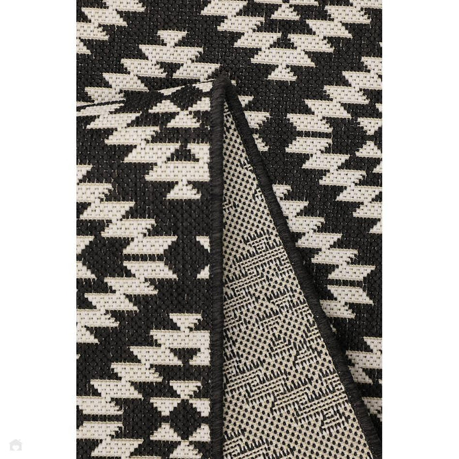 County Genesis Black In-Outdoor Flatweave Runner-Melrose-Rug Love - The Most Loved Rug Store