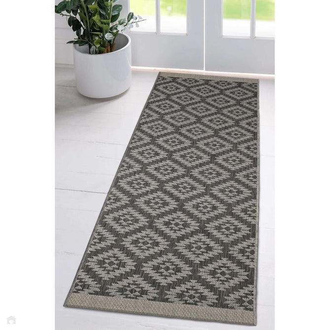 County Genesis Silver In-Outdoor Flatweave Runner-Melrose-Rug Love - The Most Loved Rug Store