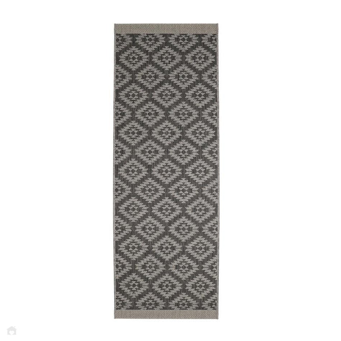 County Genesis Silver In-Outdoor Flatweave Runner-Melrose-Rug Love - The Most Loved Rug Store