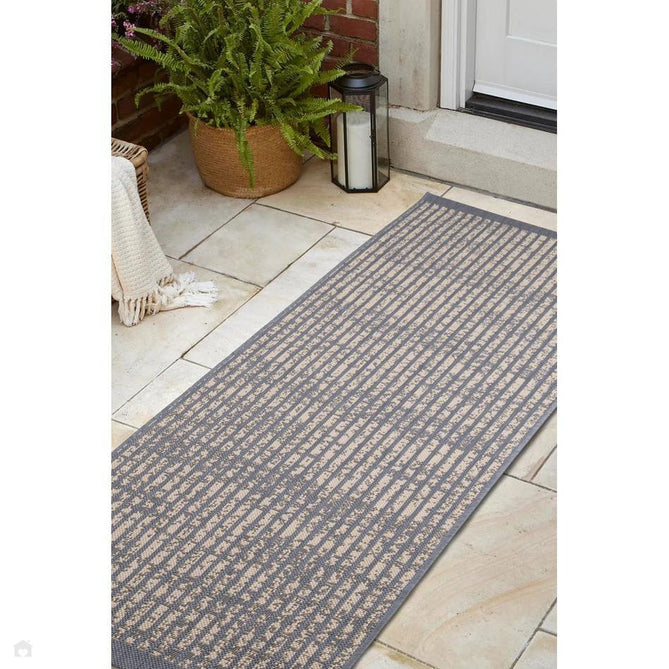 County Hatch Navy In-Outdoor Flatweave Runner-Melrose-Rug Love - The Most Loved Rug Store