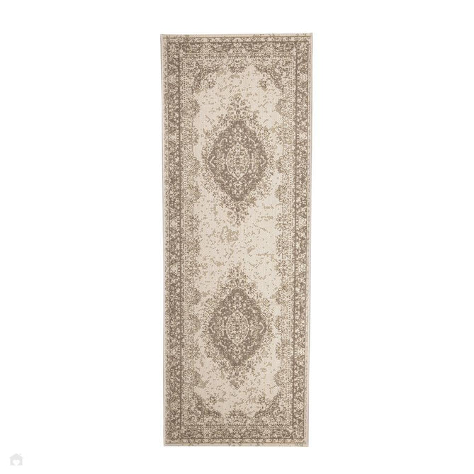 County Medallion Natural In-Outdoor Flatweave Rug-Melrose-Rug Love - The Most Loved Rug Store
