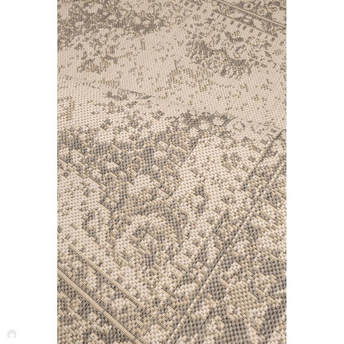 County Medallion Silver In-Outdoor Flatweave Runner-Melrose-Rug Love - The Most Loved Rug Store