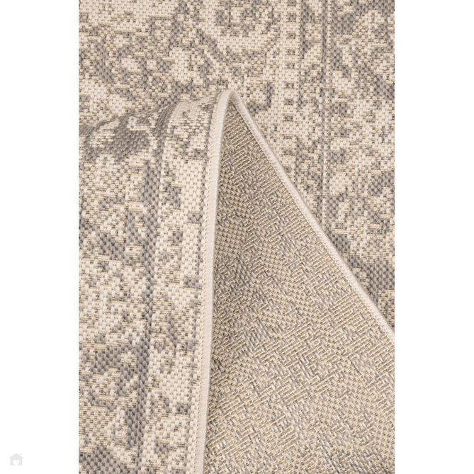 County Medallion Silver In-Outdoor Flatweave Runner-Melrose-Rug Love - The Most Loved Rug Store