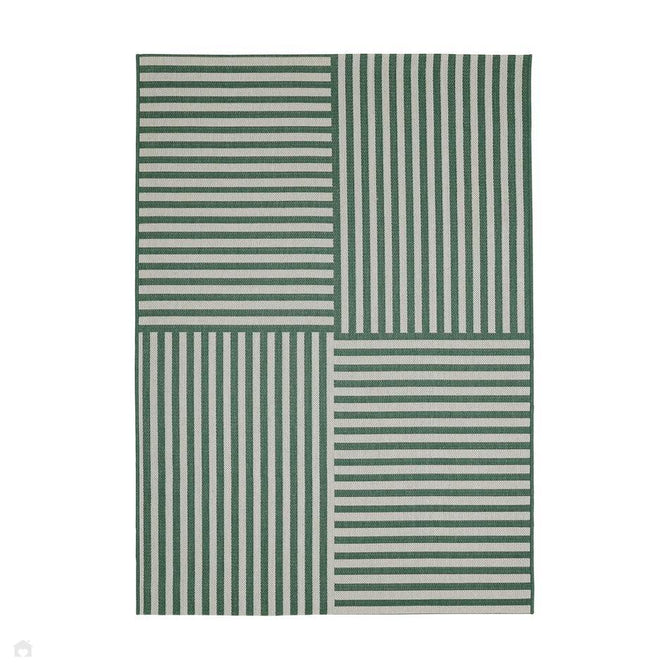 County Multi Stripe Green In-Outdoor Flatweave Rug-Melrose-Rug Love - The Most Loved Rug Store