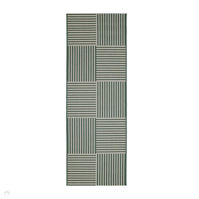 County Multi Stripe Green In-Outdoor Flatweave Runner-Melrose-Rug Love - The Most Loved Rug Store