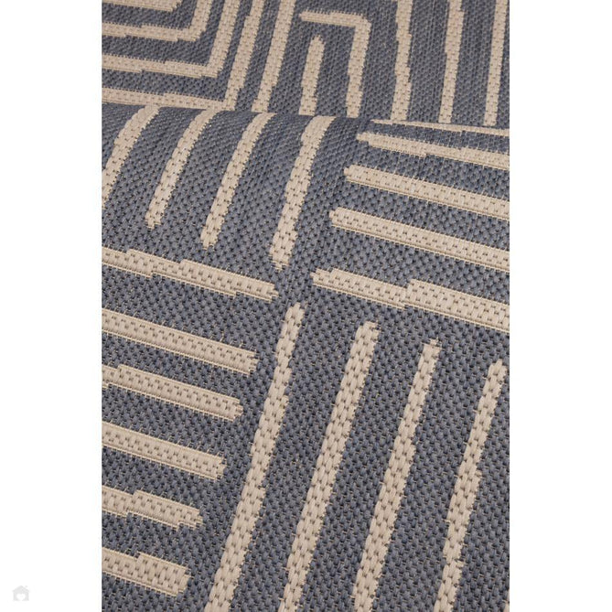County Patches Navy In-Outdoor Flatweave Runner-Melrose-Rug Love - The Most Loved Rug Store