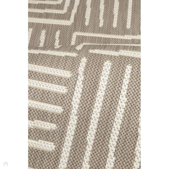 County Patches Taupe In-Outdoor Flatweave Runner-Melrose-Rug Love - The Most Loved Rug Store