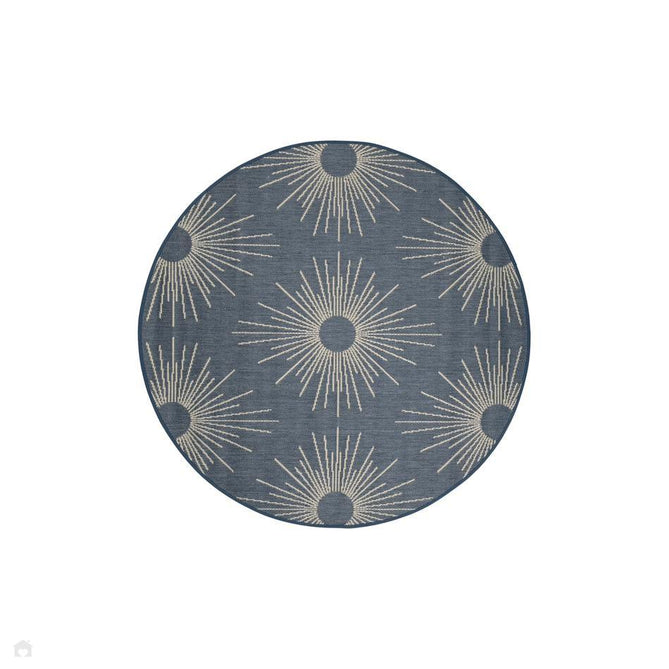 County Stars Blue In-Outdoor Flatweave Rug-Melrose-Rug Love - The Most Loved Rug Store