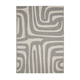 County Zebra Grey In-Outdoor Flatweave Rug