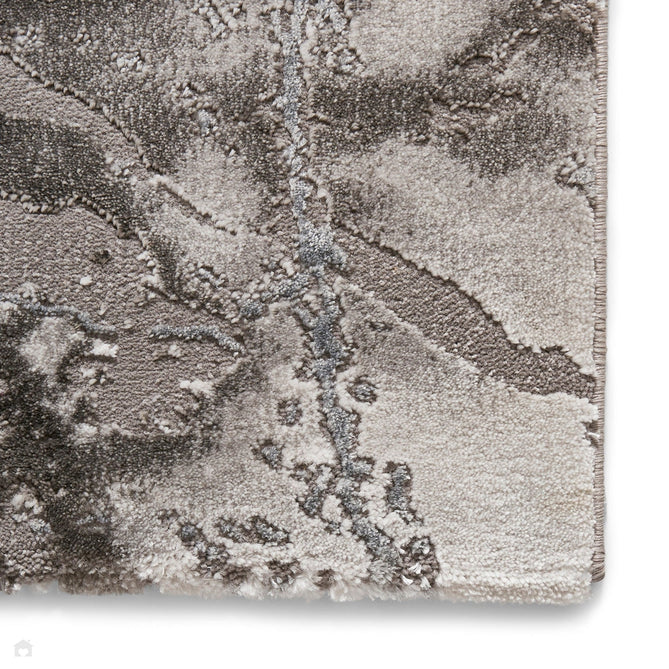 Craft 23270 Modern Abstract Marbled Soft Textured Ivory/Grey/Silver Rug-Think Rugs-Rug Love - The Most Loved Rug Store