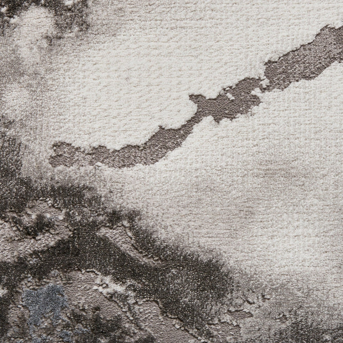 Craft 23270 Modern Abstract Marbled Soft Textured Ivory/Grey/Silver Rug-Think Rugs-Rug Love - The Most Loved Rug Store