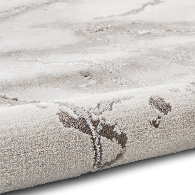 Craft 23270 Modern Abstract Marbled Soft Textured Ivory/Grey/Silver Rug-Think Rugs-Rug Love - The Most Loved Rug Store