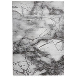 Craft 23270 Modern Abstract Marbled Soft Textured Ivory/Grey/Silver Rug