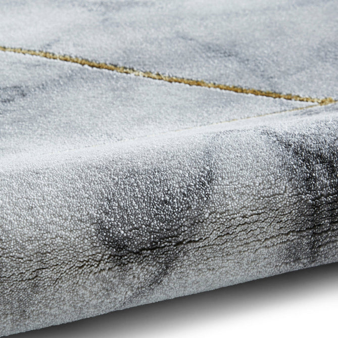 Craft 23299 Modern Geometric Marbled Soft Textured Grey/Ivory/Gold Rug-Think Rugs-Rug Love - The Most Loved Rug Store