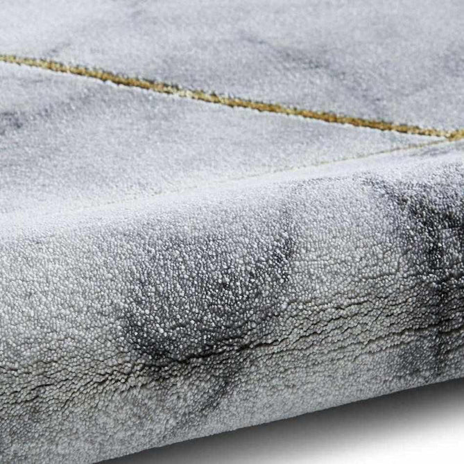 Craft 23299 Modern Geometric Marbled Soft Textured Grey/Ivory/Gold Rug-Think Rugs-Rug Love - The Most Loved Rug Store