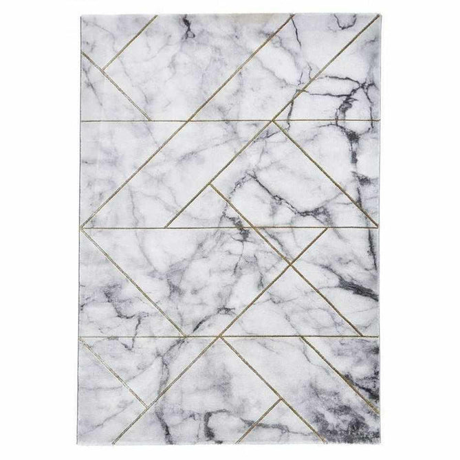 Craft 23299 Modern Geometric Marbled Soft Textured Grey/Ivory/Gold Rug-Think Rugs-Rug Love - The Most Loved Rug Store