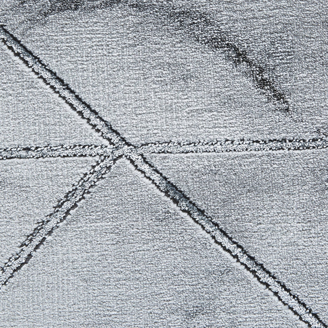 Craft 23299 Modern Geometric Marbled Soft Textured Grey/Ivory/Silver Rug-Think Rugs-Rug Love - The Most Loved Rug Store