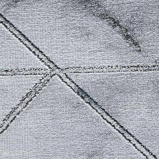 Craft 23299 Modern Geometric Marbled Soft Textured Grey/Ivory/Silver Rug-Think Rugs-Rug Love - The Most Loved Rug Store